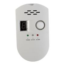 Lpg/natural Gas/coal Gas Leak Detector, Plug-in Sensor Monitor With Audible Alarm And Led Digital Display, For Methane, Propane, Butane Fuel