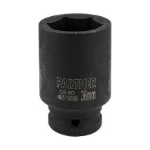 Vaso De Impacto Profundo Jcb De 3/4" Cr-mo De 12 Puntas Y 36 Mm