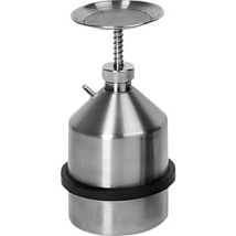 FALCON – Umettatore con messa a terra in acciaio inox – Capacità 2 l, Altezza 305 mm, Diametro 158 mm
