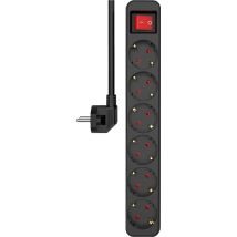 Elro Es106 - Ciabatta Elettrica A 6 Prese Con Interruttore E Cavo Da 1,5 M, Sicurezza Bambini, Spina Schuko, Max. 3680 W, Certificazione Tüv, Colore: 