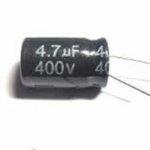 4,7uf 400vdc Condensador Electrolitico 10x13mm Radial
