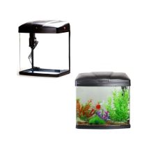 Trade Shop - Acquario 9 Litri T240f Sistema Filtraggio Illuminazione 27x19.5x31 Cm 5w 300l/h -