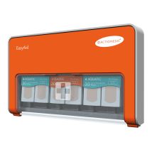 Pflasterspender EasyAid für Wand – Hygienische Einhandentnahme – Platz für 3 Pflastersorten – Nachfüllsets erhältlich