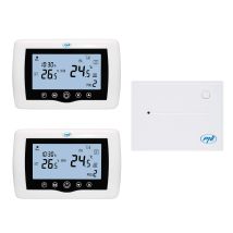 Termostato Intelligente Pni Ct400 Wireless, Con Wifi, Controllo 2 Zone Via Internet, Per Centrali Termiche, Pompe, Elettrovalvole, App Tuyasmart, 