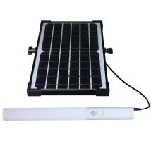 Led-leiste 10w Mit Solarmodul Und Usb-ladung, Tragbar, Bewegungs- Und Dämmerungssensor