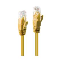 Lindy 48061 Cavo Di Rete Giallo 0,5 M Cat6 U/utp (utp)