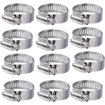 Abrazaderas De Manguera De Acero Inoxidable 304, Abrazaderas Ajustables De Acero Inoxidable, Clips Para Uso Doméstico, Mangueras De Agua, Tanques De 