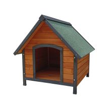 Kleine Hundehütte Aus Holz Gardiun Sweet 72x76x76 Cm Mit Giebeldach Und Asphaltdachdeckung