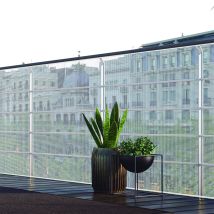 United Fences - Rete Pvc Per Recinzione Giardino Leggera Colorado Maglia 5x5mm Bianca Le Reti Americane - Maglia 10x10 Mm