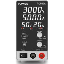 Digitales Netzgerät Labor 0-30vdc 0-5amp Pcwork Pcw07c