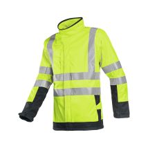 Warnschutz-softshelljacke Playford Multinorm Leuchtgelb/marine Gr. 2xl - Sioen