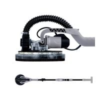 Lijadora de pared 750 W – ABS y acero carbono – Ergonomía antideslizante – Selector de velocidades – Luz LED 360o