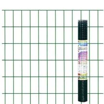 Rotolo Rete Elettrosaldata Zincata E Plastificata - 5 Metri - Maglia 12,5x12,5 Mm - Altezza: 1,00 M
