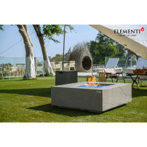 Elementi Gasfeuerstelle "capertee" In Sandstein-optik, Grau, 101,6 X 101,6 X 38 Cm (l X B X H)