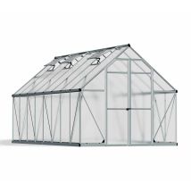 Palram-canopia - Aluminium Gewächshaus Essence 816 Silber 487x244x229 Cm