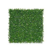 Mur Végétal Jasmin Faura Jasmin Artificiel Réaliste 1x1m - Faura