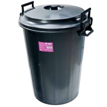 Gartenabfallbehälter 100L mit Deckel – Polypropylen – 65 x 47 cm – Ø53 cm – Höhe 65,5 cm