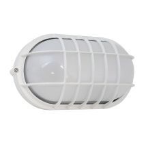 Aplique Iver Oval Grid Ip65 Led Smd Ac 13w 1790lm Cri80 3000k Blanco