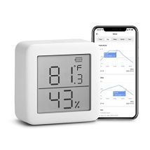 Switchbot Thermomètre Hygromètre Sans Fil Capteur D'Humidité Et De Température Avec Alertes, Pour Guitare, Switchbot Hub Plus/mi