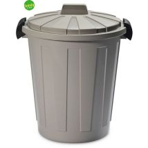Bidone Plastmeccanica Ladybin Colore Tortora 45 Lt
