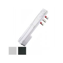 Rosi - Enchufe Extra Plano Emilia 10a 250v 2p&43t Color Negro Rs98117