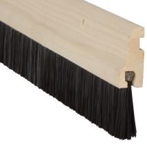 Stormguard - Wood Draught Excluder Premium Bottom Door Seal Strip Paintable 914mm