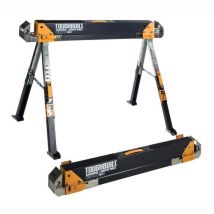 Toughbuilt - Tou-c700/2 Saw Horse / Adjustable Jobsite Table - Twin Pack Add Your Free Gift Below