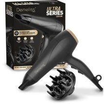 Sèche-cheveux - Saint Algue - Demeliss Ultra Series - Diffuseur - 3 Températures - 2200 W - Noir