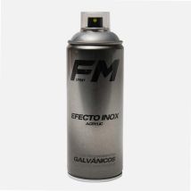 Vernice Spray Inox 400ml – FM Spray – Finitura Metallica – Asciugatura Rapida – Resistente fino a 180oC