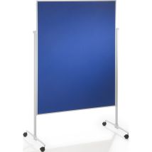 Tableau de conférence EVOLUTION plus – 1200x1500 mm – Feutre bleu – Aluminium anodisé – Longueur, Forme, Largeur, Matières