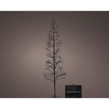 Lumineo - Arbol Microled Solar, Luz Parpadeante, 192 Led, Blanco Calido.