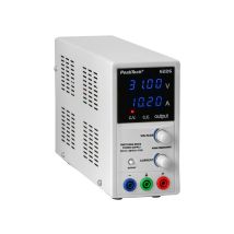 Labornetzteil 0...30 V / 0...10 A – PEAKTECH – digitales Potentiometer – Kurzschluss- und Überlastschutz