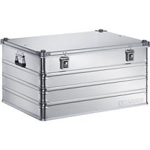 Contenitore per il trasporto in alluminio – Capacità 259 l – Dimensioni interne 900 x 640 x 450 mm – Robusto e impilabile – Zarges