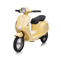 Moto Elettrica 24v Per Bambini Beige Doppia Batteria Waterproof