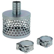 Griglia Per Tubo Di Aspirazione 38 Mm + 2 Collari Di Serraggio