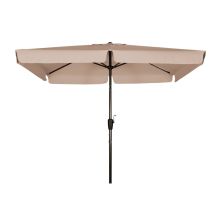 Sonnenschirm/ Kurbelschirm 'basic Lift Neo' 210 X 140 Cm, Greige, Bezug Aus 100% Polyester, Gestell Aus Aluminium, 4,3 Kg Sonnenschirm / Kurbelschirm 