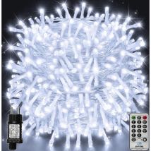 Led String Lights, 100m 1000 Leds Ip44 Waterproof Christmas String Lights With Remote Control And Timer, 8 Modes, Christmas Birthday Wedding Living 