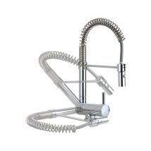 Rubinetto Cucina Abbattibile Con Molla Rubinetteria Magistro 137cr/1 Cromo