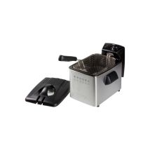Domo - Do465fr Freidora Eléctrica Semi-profesional - Acero Inoxidable