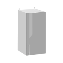 Mueble Alto De Cocina Eco Gris Brillo 1 Puerta L 30 Cm