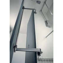 Servetto - Schwenktürbeschlag Motion-v Kb 1000 Mm,druckgussaluminium Grau Lackiert