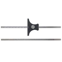 Tbc - Moore & Wright Reversible Base Depth Gauge Metric/imperial 0-6in Maw43