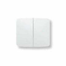Tapa doble tecla blanco alpino – Niessen Arco – Interruptor modular