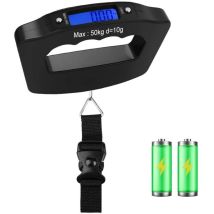 Pèse-bagages Ulisem, Balance Électronique Numérique Avec Écran Lcd Rétroéclairé Et Fonction Pelage, Jusqu'à 50 Kg, Pour Les Voyages, La Vie De Famille