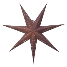 Star Trading Grande Étoile En Papier Point, Rouge Foncé, Motif Ajouré, Décoration De Noël, 80 Cm