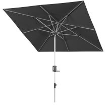 Apoll 300 X 200 Cm Rechteckig Balkonschirm 7 Farbvarianten Sonnenschirm 200 Dark Grey - Knirps