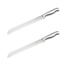 Ensemble De 2 Couteaux À Pain En Inox 33,5 Cm En Tout Nirosta