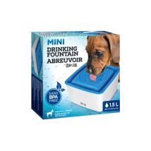 Bebedero Mini Fuente 1,5L – Filtra Impurezas – Diseño Compacto y Ergonómico – Estimula a tu Perro a Beber Agua Fresca