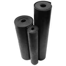 Mugar Plancha de Goma Lisa SBR 1m x 5m - Color Negro - Densidad 1.50-1.6 g/cm³ - Espesor 25mm