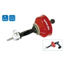 Super-Ego – Desatascador tambor manual 8m – Herramienta de fontanero